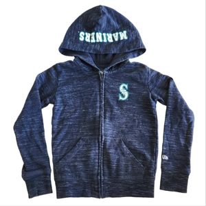 MLB Mariners New Era Kids Zip Hoodie Size 6/6X